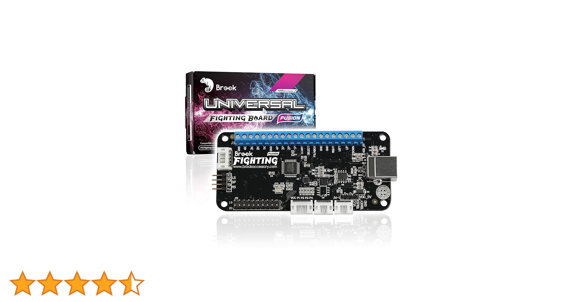 【ハピネス】Brook Board Fusion Brook Universal Fighting Board Fusion - Pre-Installed Header